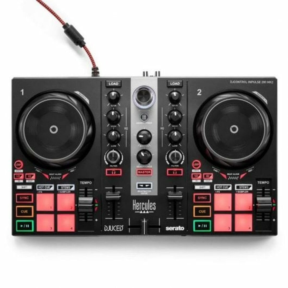 Amazon | HERCULES DJControl Inpulse 200 MK2 serato DJ